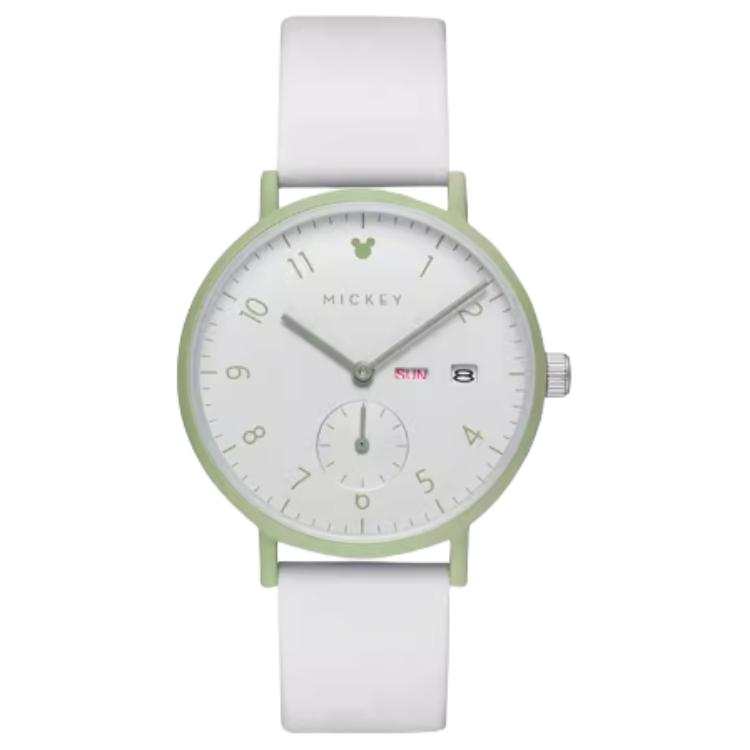 Disney Quartz Movement Silicone Strap Watch Women's Watch White Dial 30m Waterproof