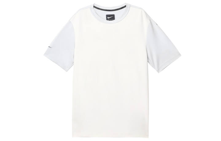 Nike Nike T Shirts Men's White Crew Neck Moderate Straight Fit