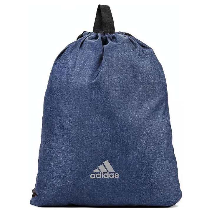Adidas Adidas Athleisure Linen Drawstring Bag Backpack Regular Unisex Marine Blue