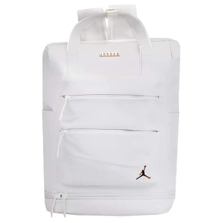 Jordan Jordan Polyurethane Backpack Regular Unisex White