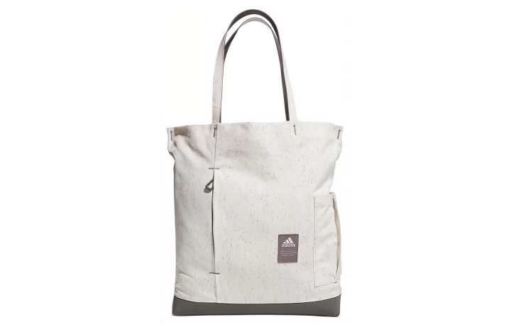 Adidas Adidas Fabric Tote Bag, Shopping Bag, Shoulder Bag, Handbag Regular Unisex White