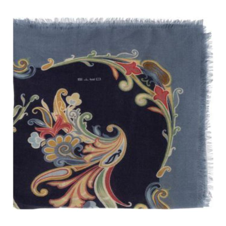ETRO Paisley-Print Square Scarf