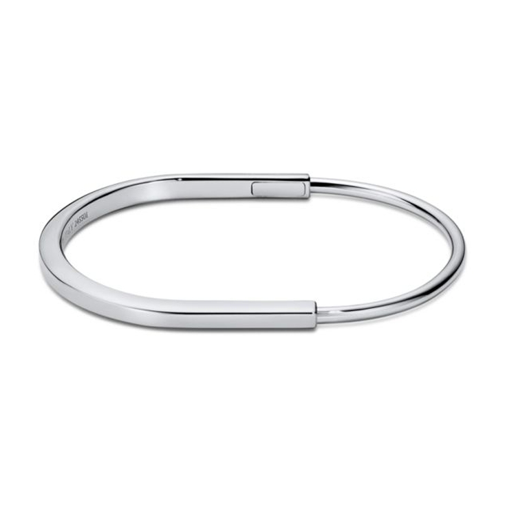 TIFFANY & CO. 18K White Gold, Rhodium Plated Bangles Unisex Silver