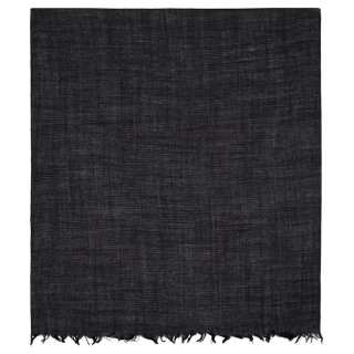 RICK OWENS/RO Virgin Wool Knit Scarves Unisex Black