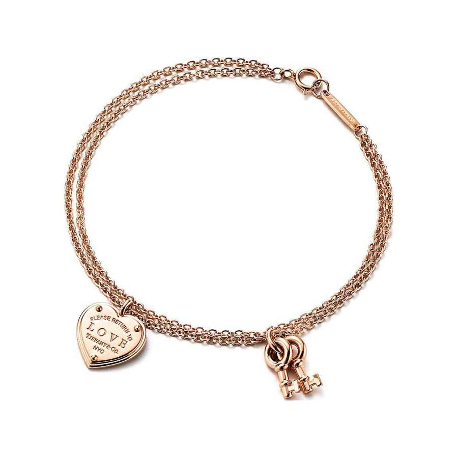 TIFFANY & CO. 18K Rose Gold Bracelets Women's Rose Gold