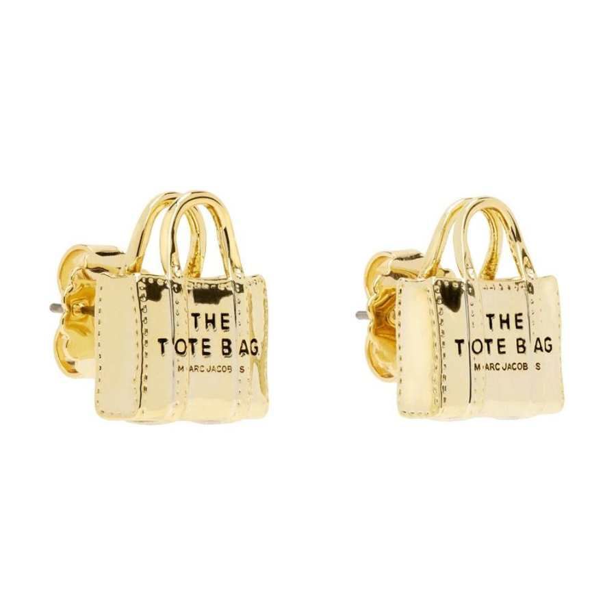 MARC JACOBS Brass Stud Earrings Women's Gold
