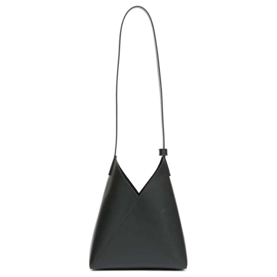 MM6 Maison Margiela Calfskin Crossbody Bag, Shoulder Bag Women's Black