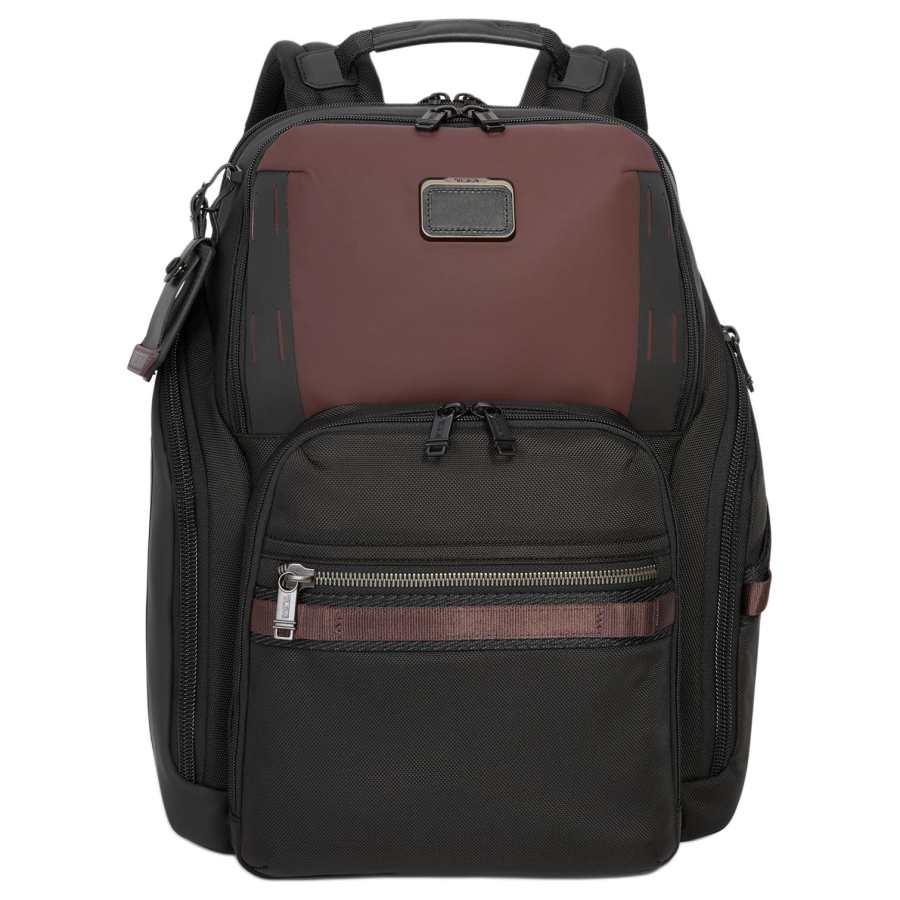 TUMI TUMI Nylon Backpack Men's Dark Red