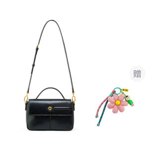 HE BAO BAO Cow Leather Small Square Bag Versatile Commute Crossbody Bag, Shoulder Bag For Women's