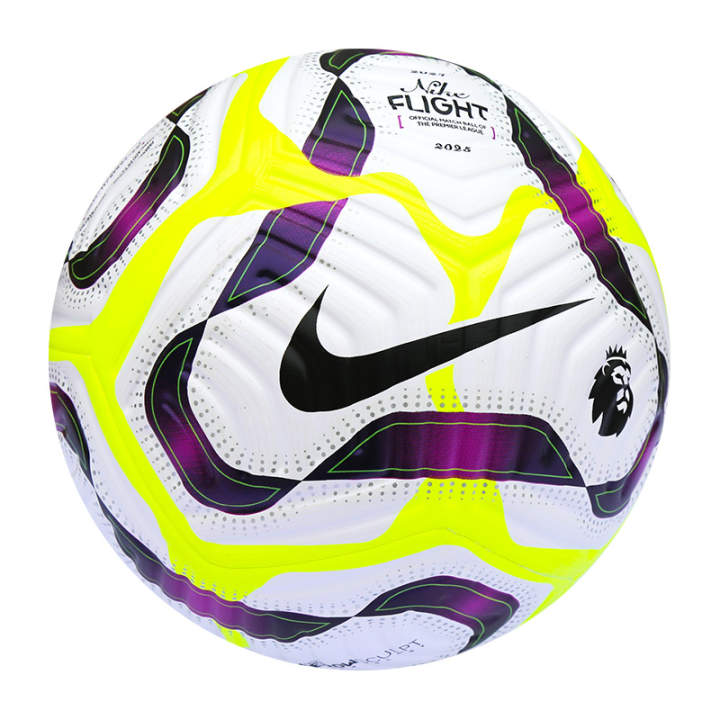 Nike Nike Size 5 Soccer Ball Synthetic Leather Seamless Thermal bonding Unisex White Yellow