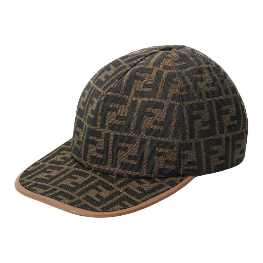 FENDI FENDI Jacquard Ff Fabric Baseball Cap