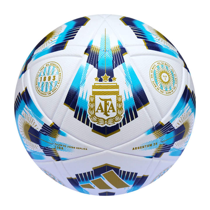 Adidas Adidas Size 5 Seamless Thermal bonding Pu White Blue Soccer Ball Unisex
