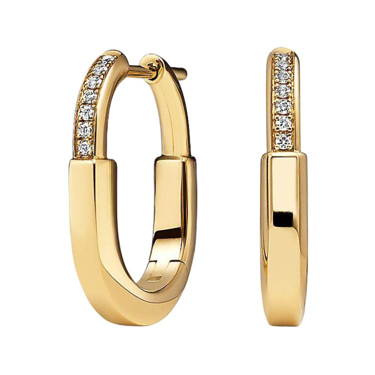 TIFFANY & CO. 18K Gold Earrings Women's Gold