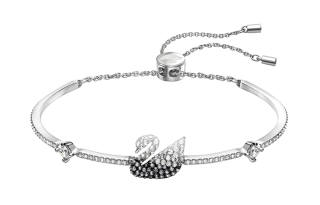 Swarovski Swan Faux Crystal Stone Bangles Women's