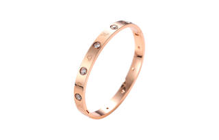 CAROMAY Titanium Steel Bangles Unisex