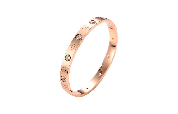 CAROMAY Titanium Steel Bangles Unisex