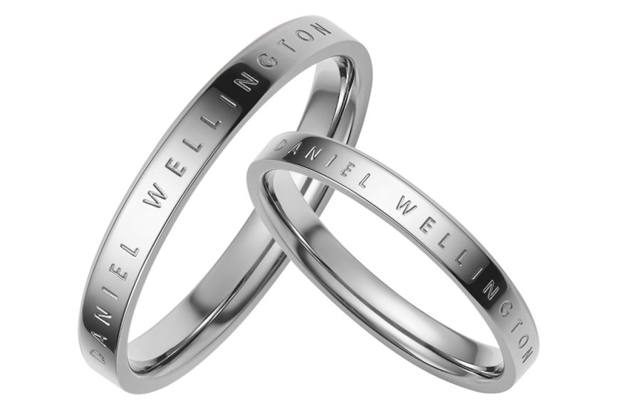 DW/DanielWellington Daniel Wellington Alloy Rings Unisex Starlight Silver
