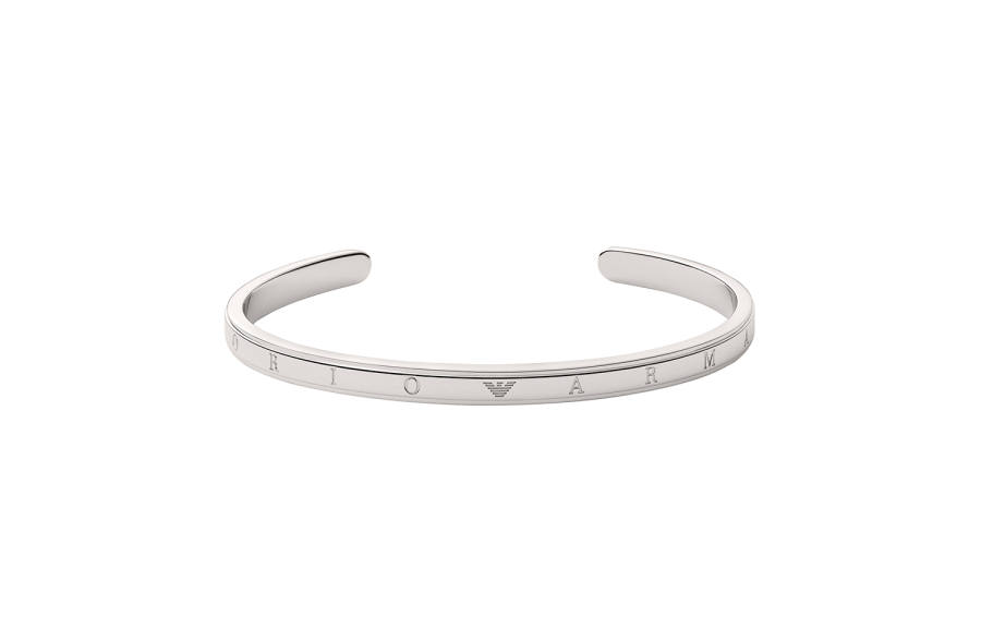 EMPORIO ARMANI 925 Sterling Silver Bangles Men's