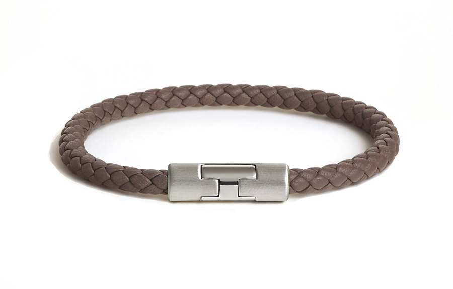 HERMES HERMES Calfskin Bangles Men's Brown