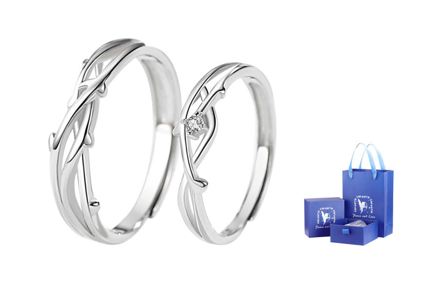 ENFANTIN S925 Silver Rings Unisex