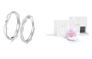 FROMLOVER S925 Silver Rings Unisex