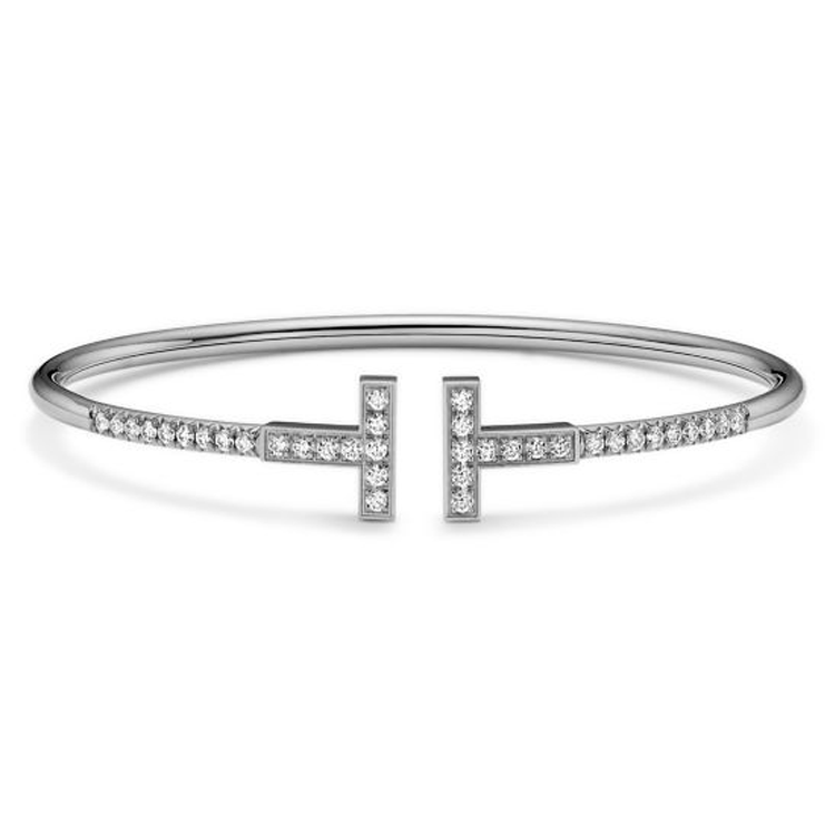 TIFFANY & CO. TIFFANY & CO. 18K White Gold Bangles Women's Silver
