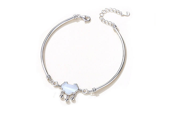 DAISY BEAUTY S925 Silver Bangles Women's