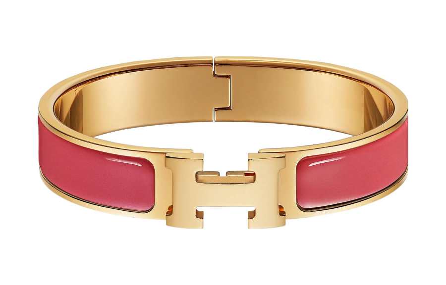 HERMES HERMES Clic H Enamel Bangles Women's