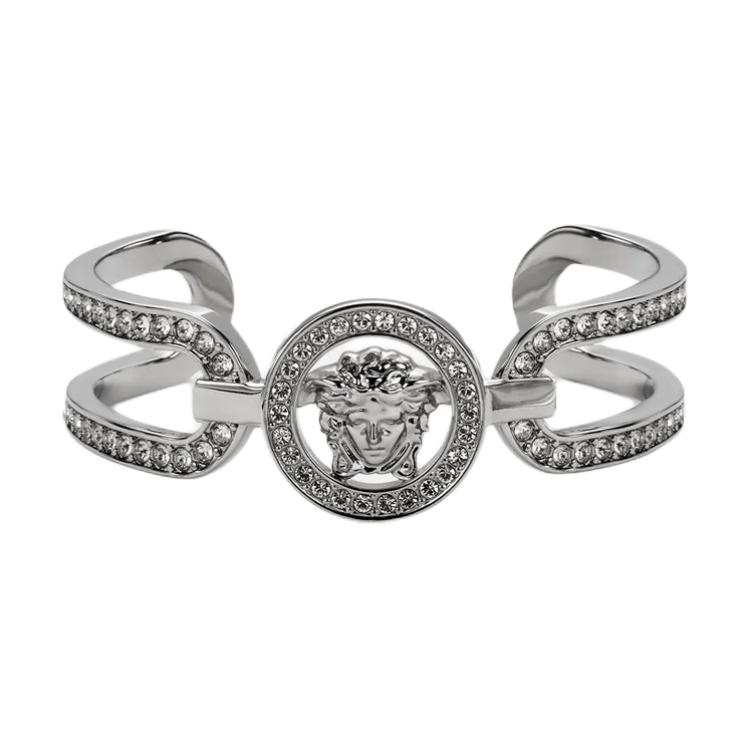 VERSACE Versace Medusa '95 crystal-embellished cuff bracelet