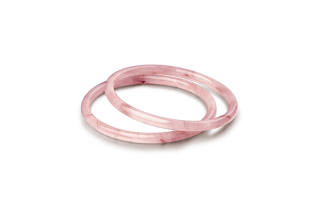 Muyan Colored Glaze Dried Rose Bangle Women's