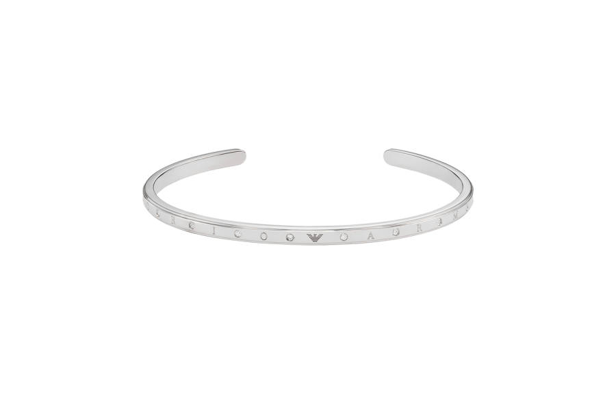 EMPORIO ARMANI 925 Sterling Silver Bangles Women's