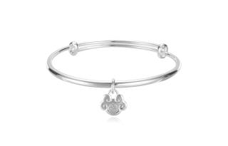 VIGG 999 Fine Silver Material Bangles Women's