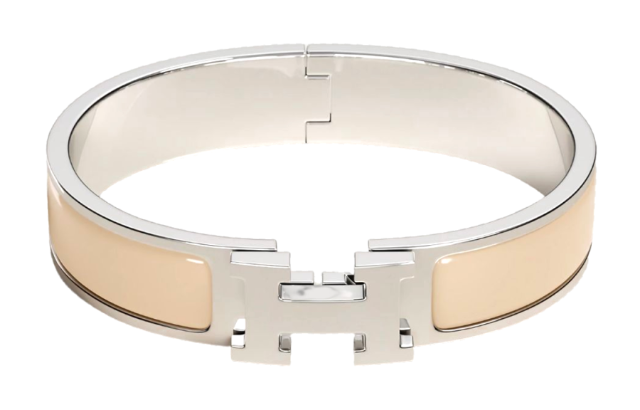 HERMES HERMES Clic H Enamel Bangles Women's