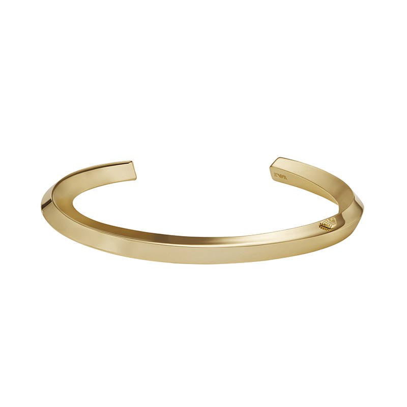 EMPORIO ARMANI Copper Alloy Bangles Women's Gold