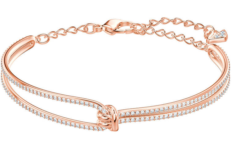 Swarovski Bangles Women's Rose Gold tone Plated