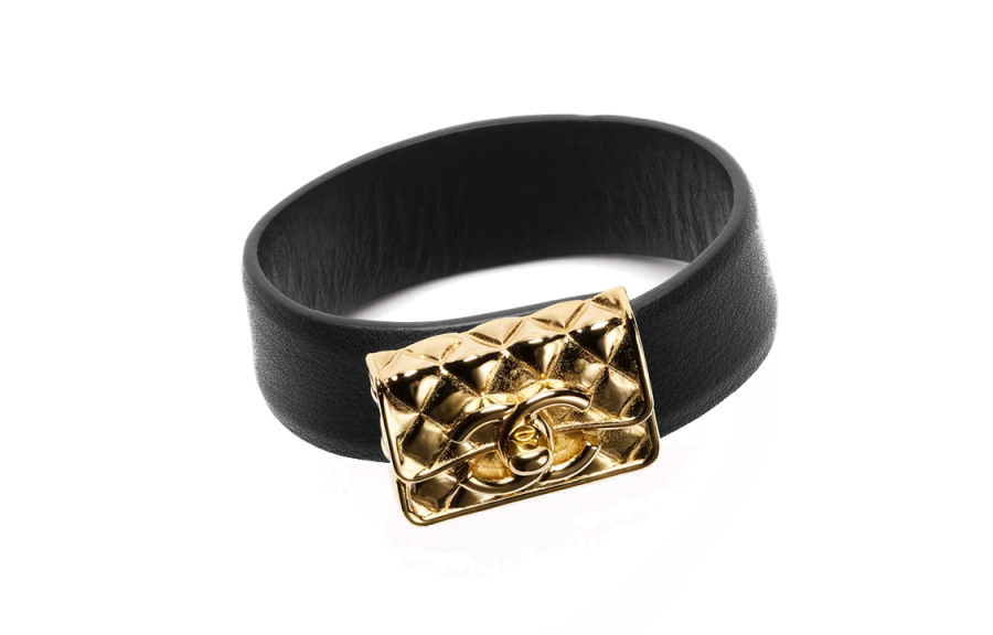 CHANEL CHANEL Metal Bangles Women's Black