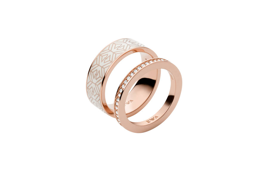 EMPORIO ARMANI Stainless Steel Rings Women's