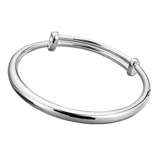 Shunqin Silver Building 999 Fine Silver Bangles Women's
