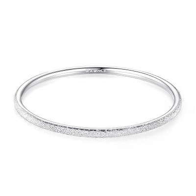 CHAOSHENG 999 Fine Silver Material Bangles Unisex Students' Good Luck Box