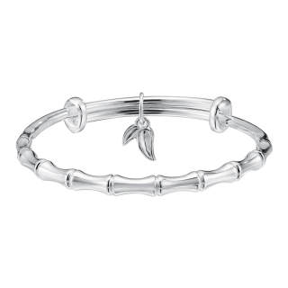 Shunqin Silver Building S999 Fine Silver Bangles Women's