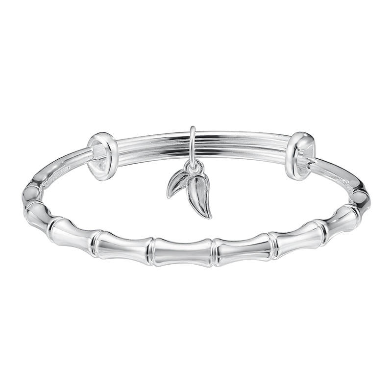 Shunqin Silver Building S999 Fine Silver Bangles Women's