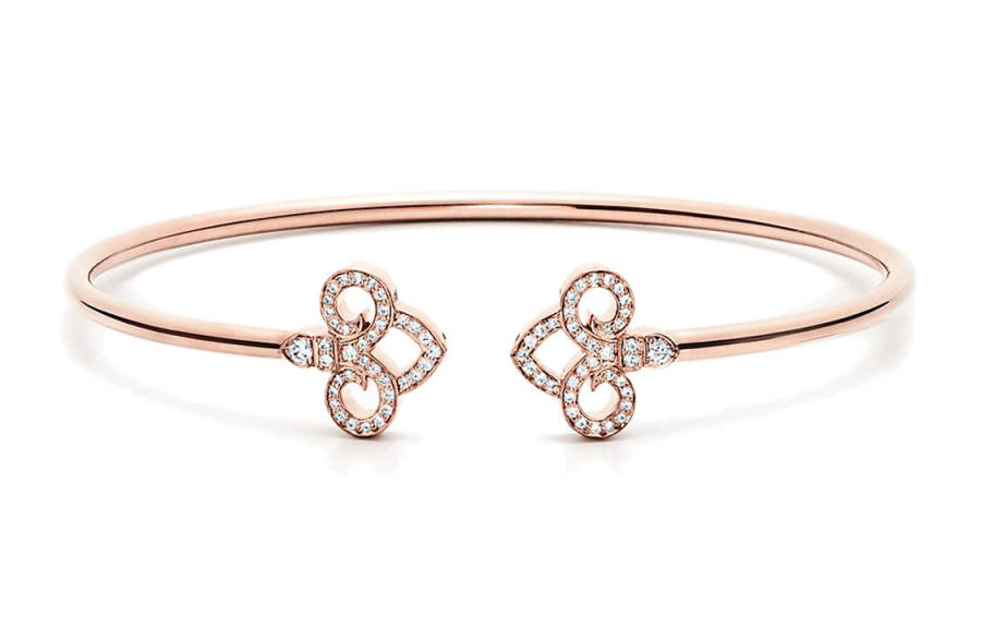 TIFFANY & CO. 18K Rose Gold Bangles Unisex Rose Gold
