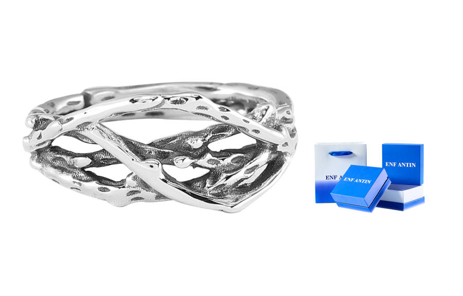 ENFANTIN S925 Silver Rings Unisex