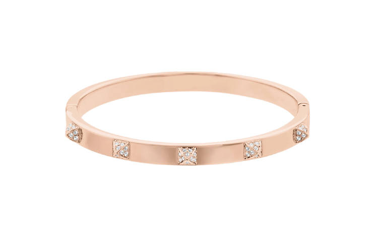 Swarovski Tactic Rose Gold tone Plated Bangles Women's Rose Gold