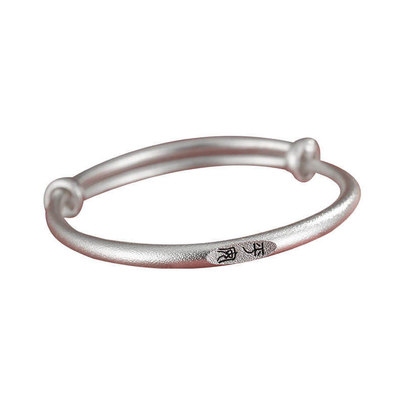 Shunqin Silver Building 999 Fine Silver Material Bangles Women's