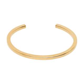 MM6 Maison Margiela Brass Bangles Women's Gold