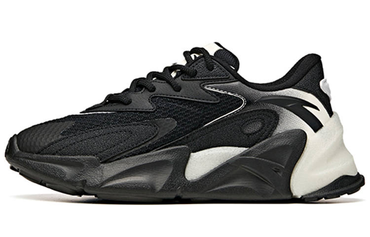 Anta Life Collection Breathable, Slip Resistant, Lightweight Low top Sports Casual Shoes Women's Black White
