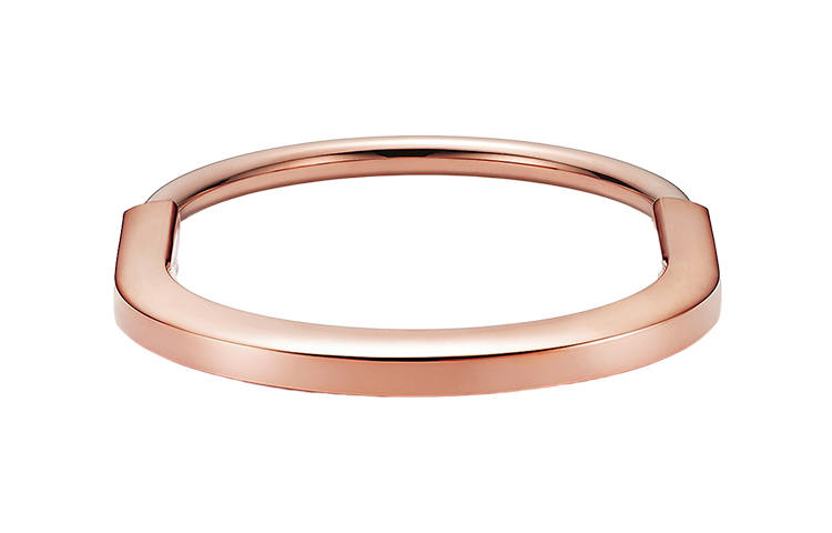 TIFFANY & CO. TIFFANY & CO. Lock Bangles Unisex Rose Gold