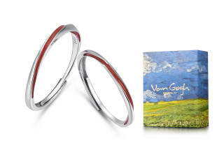 VAN GOGH S925 Silver Rings Unisex