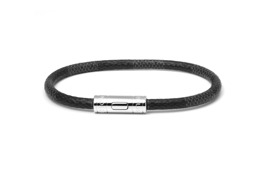 LOUIS VUITTON LOUIS VUITTON Keep It Bracelet Damier Graphite